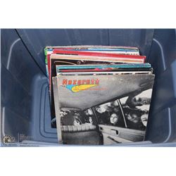 LOT OF OVER 25 RECORDS INCL BOWIE, THE EAGLES, PAT