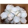 Image 1 : LARGE BOX OF ASSORTED CORELLE CUPS
