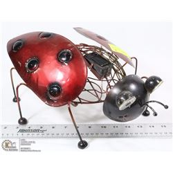 LARGE LADYBUG GARDEN DECOR