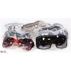 BOX OF NEW DESIGNER SUNGLASSES