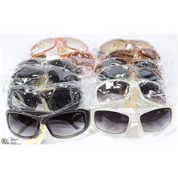 BOX OF NEW DESIGNER SUNGLASSES