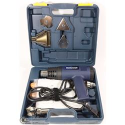 MASTERCRAFT HEAT GUN AND ACCESSORIES IN CASE