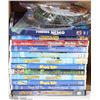 Image 1 : BOX W/ 36 CHILDREN'S DVD MOVIES