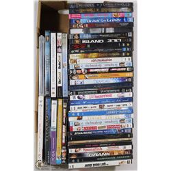 FLAT OF ASSORTED DVD MOVIES