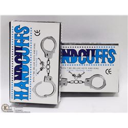 LOT OF 2 PAIRS OF HANDCUFFS