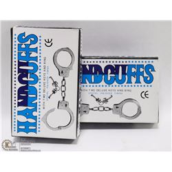 LOT OF 2 PAIRS OF HANDCUFFS