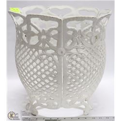 CAST IRON 13" DIAMETER FLOWER PLANTER