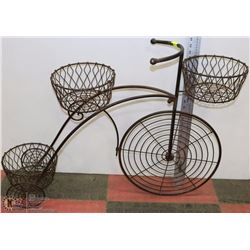 LARGE METAL BIKE FLOWER PLANTER