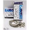 Image 1 : LOT OF 2 PAIRS OF HANDCUFFS