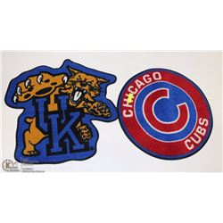 BUNDLE OF TWO SPORTS RUGS ,CHICAGO CUBS AND