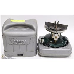 COLEMAN SINGLE BURNER CAMP STOVE IN
