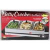 Image 1 : BETTY CROCKER 7.5 QUART BUFFET SERVER 3 TRAYS
