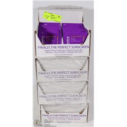 4 CASES OF SMART SHIELD SUNSCREEN SAMPLES