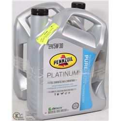 LOT OF 2 PENNZOIL PLATINUM 5W-30 FULL SYNTHETIC