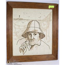 NEEDLE POINT 28"X23" SAILOR