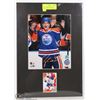 Image 1 : MATTED EDMONTON OILERS TAYLOR HALL SIGNED PHOTO