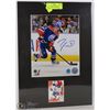 Image 1 : MATTED EDMONTON OILERS TAYLOR HALL SIGNED PHOTO