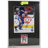 Image 1 : MATTED EDMONTON OILERS ANDREW FERENCE SIGNED PHOTO