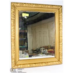 GOLD FRAMED MIRROR 24"X22"