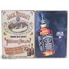 Image 1 : LOT OF 2 NEW 12"X8" TIN SIGNS - JACK DANIELS