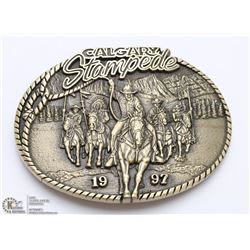 CALGARY STAMPEDE SOLID BRASS LTD ED. BELT BUCKLE