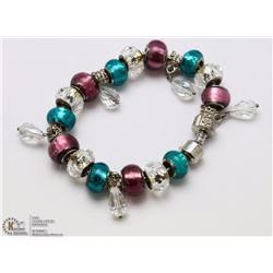 PANDORA STYLE BRACELET W/22 CHARMS