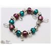 Image 1 : PANDORA STYLE BRACELET W/22 CHARMS