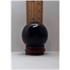 Image 1 : #8 - NATURAL BLACK OBSIDIAN 40MM SPHERE