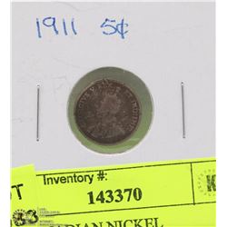 1911 CANADIAN NICKEL