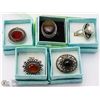 Image 1 : SET OF 5 FASHION RINGS