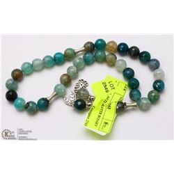 NATURAL AGATE PRAYER ROSARY