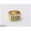 Image 1 : GOLD PLATED RING FOR DAD GIFT