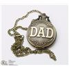 Image 1 : BRONZE RELIEF DAD POCKET WATCH