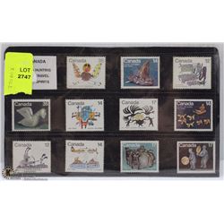 CANADA INUIT HUNTING/TRAVEL/SPIRITS  NEW STAMPS