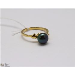 #49 FRESH WATER PEARL RING .925 STERLING SILVER