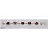 Image 1 : #43- RED GARNET GEMSTONE BRACELET