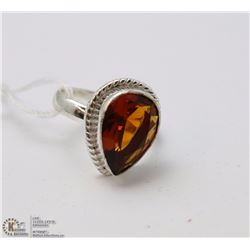 #33- GOLDEN CITRINE GEMSTONE RING