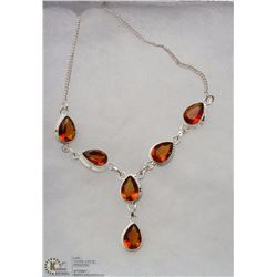 #36- GOLDEN CITRINE GEMSTONE NECKLACE