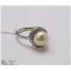 Image 1 : #92- AKOYA CULTURED PEARL RING