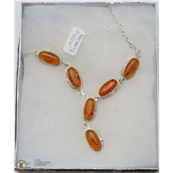 #12- BALTIE AMBER GEMSTONE NECKLACE