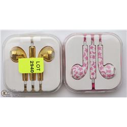 LOT OF 2 EARBUDS