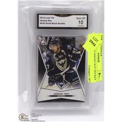 4 GRADED 10 JEREMY ROY HOCKEY CARDS