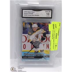 4 GRADED 10 -2016 ROOKIE HOCKEY CARDS INCL CARRICK
