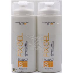 LOT OF 2 BOTTLES OF QUANTUM FIX GEL