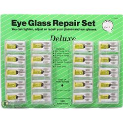 CARD OF EYE GLASS REPAIR KITS INCUDES 24 KITS