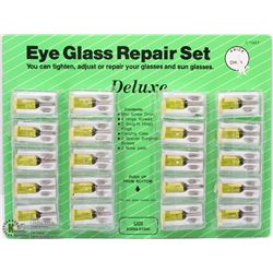 CARD OF EYE GLASS REPAIR KITS INCUDES 24 KITS