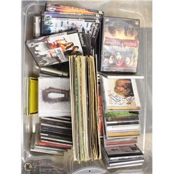 TOTE FULL OF ASSORTED DVD MOVIES