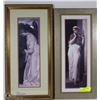 Image 1 : LOT OF 2 FRAMED MATTED VICTORIAN STYLE PRINTS,