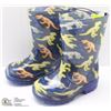 Image 1 : PAIR OF BOYS LITE UP RUBBER BOOTS SIZE 8