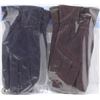 Image 1 : 2PK LADIES LEATHER GLOVES MEDIUM